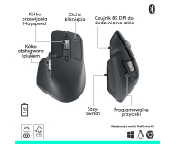 LOGITECH MX Master 3SE Grafit 910-007501 - 1365777 - zdjęcie 6